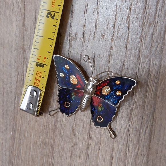 SOLD Butterfly Brooch - Picture 4 of 4